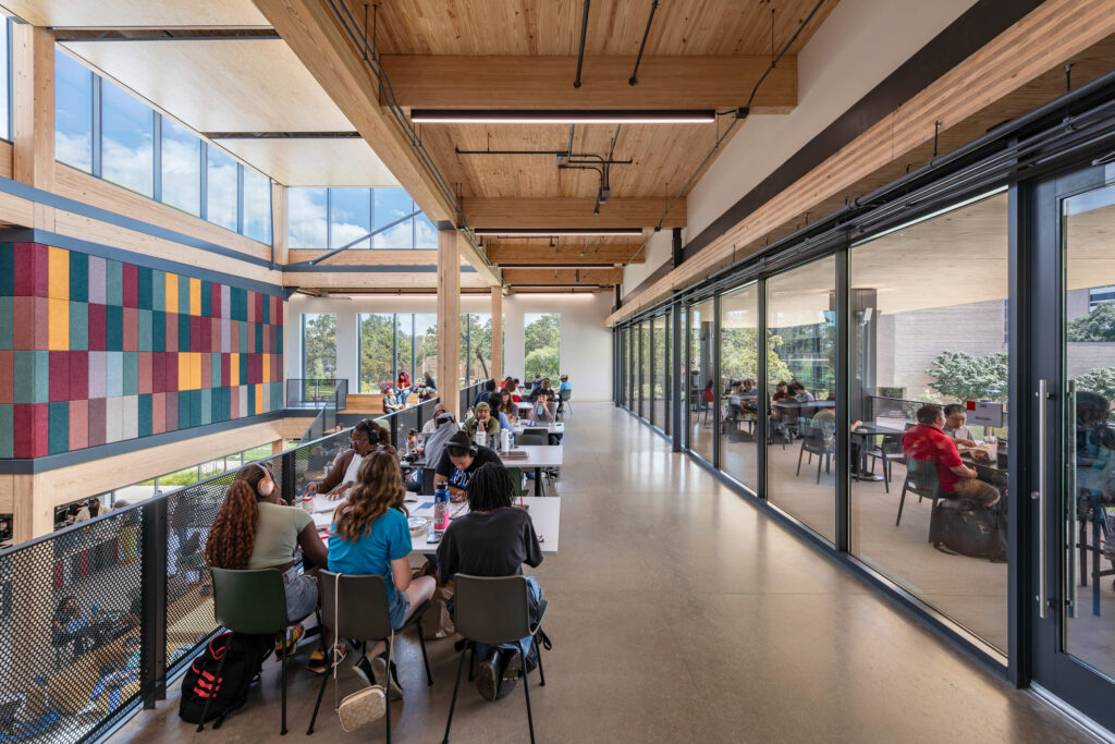 Contemporary Houston university study space